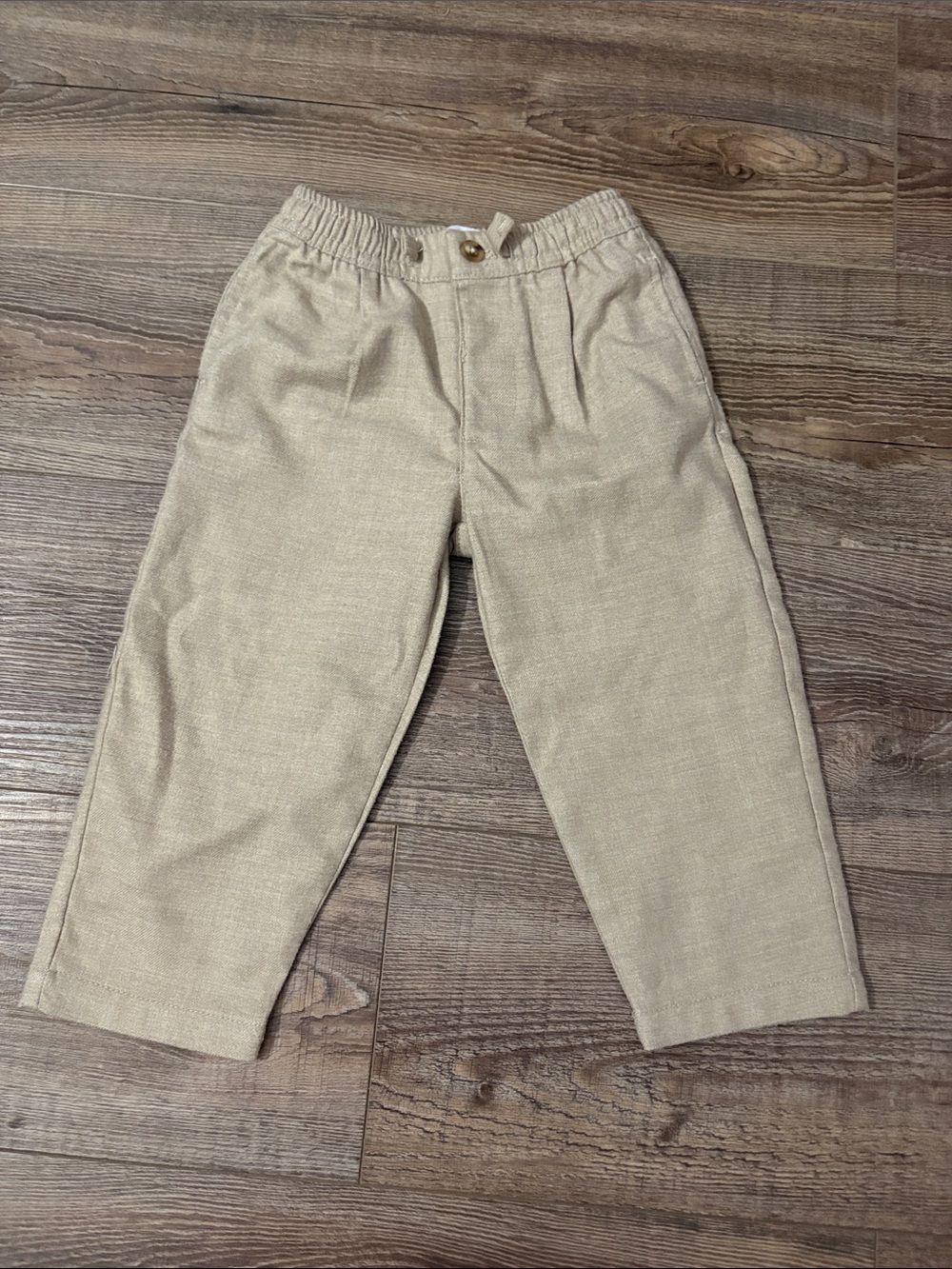Zara kids Beige Pull-On Pants